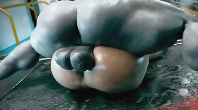 Fudendo fundo e bem gostoso com peito grande e bunda enorme