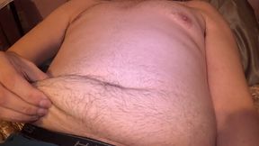 playing with my belly!
