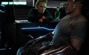 Stout tests the professional suitability of a new security officer