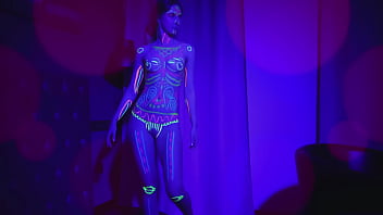Nikki Gia - the black light dance
