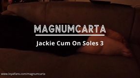 "Jackie Cum On Soles 3"- Full video