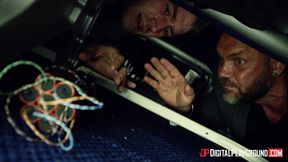 Blonde Trio Ignites Squirt Passion in a Wild Outdoor Rough Affair