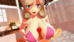 Massage Salon Maid gives a titty fuck