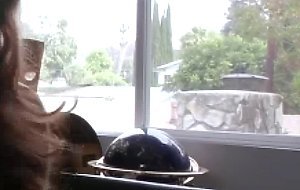 Stepdad bends Lily Glee over on his desk and punish her