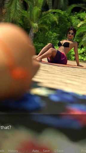 Eruption Imminent: Sexy Chicks with Dicks on the Beach Ep. 3