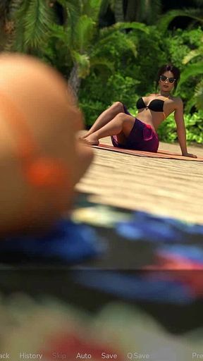 Eruption Imminent: Sexy Chicks with Dicks on the Beach Ep. 3