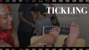 Bondage tickling -Dupla Cruel de Cócegas: A Ruiva Perversa e o homem Cruel.