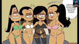 The Casagrandes want to fill their pussies with Lincoln Loud's cock