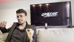 Brazilian beauty preps for deepthroat in tutorial