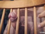 Rocking the chair - big cock fantasy masturbation