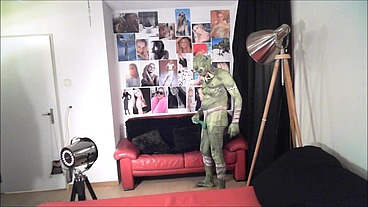 The kinky Ork jerks it to a bunch of chick pics