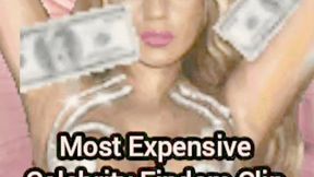 Most expensive Celebrity Findom Clip
