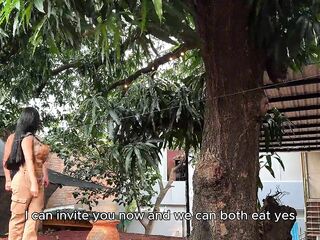 I CAUGHT MY COLOMBIAN NEIGHBOUR STEALING MANGOES FROM MY TREE and we ended up banging in the yard! - SPACE PRODUCTIONS