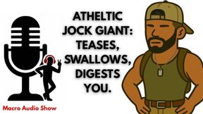 Athletic Jock Giant: Teases, Swallows, and Digests You