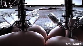 Nier Automata 2b & A2 Fucked By Dildo Machine And Covered In Cum