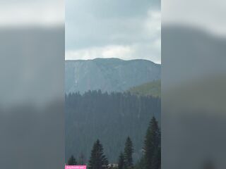 Jeny Smith in the mountains