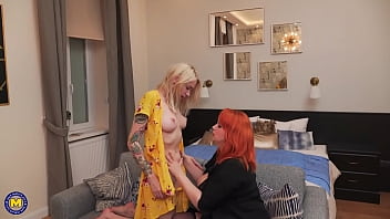 Mature BBW Step Aunt Seduces Her Hot Blonde To Try Lesbian Sex