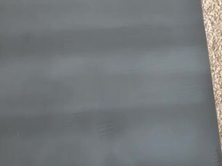 Massive cumshot all over my yoga mat