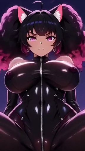 Pussygirl Wants Love and Sex. Hentai Anime Cartoon. Ai Animation