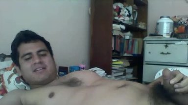 Creamy Cum on His Stomach