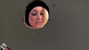 the glory hole slut loves two dicks