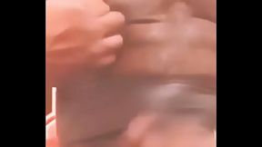 Tight Denim Cutoffs &amp_ latex Zip up Singlet Solo Sex