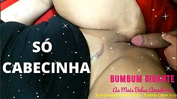 Pedi para colocar s&oacute_ a cabecinha Ser&aacute_ que ele colocou tudo? - As Mais Belas Amadoras - Big Ass