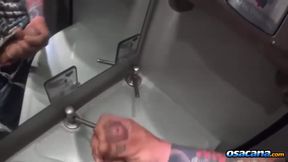 Masturbating Inside the Bus Bathroom