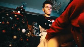 I almost mistook my boyfriend for a Christmas tree! Fuck before christmas