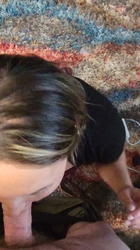 She Orgasms so Many Times Riding Her Dildo and Sucking My Cock