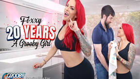GROOBYGIRLS - Redhead Foxxy Shows Her Greatness On Sex