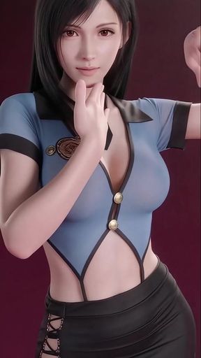 Tifa's Sleek Dance (Aespa - Whiplash) Uncensored Hentai AI Generated