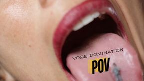 Domination vore giantess pov