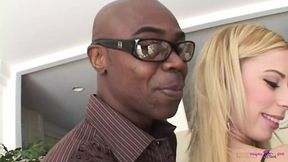 Pure blonde obsession: Big Black Cocks & Sizzlin' Cum