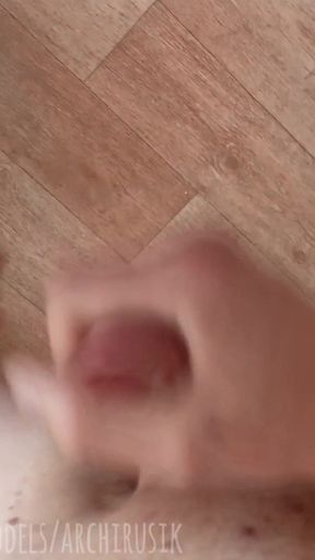 Huge cocks cum a lot of cum, they stuck together!