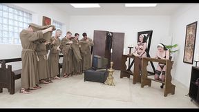 With Dee Williams we are two deviant and perverse nuns who abandon themselves to anal sin, DAP/DP, prolapse and creampie