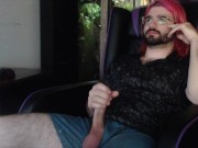 Caught on webcam watching porn accidental facial
