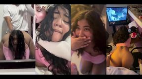 &iexcl_Gracias Tinder! &iexcl_ Latina culo grande con enormes tetas pide que la grabe despues de la primera cita! Video Completo