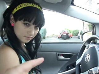 Teen Toys and Stretches Snatch Close up
