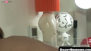 DaddyBreeding.com - Hairy daddy pounds younger dude balls deep in hardcore barebackin