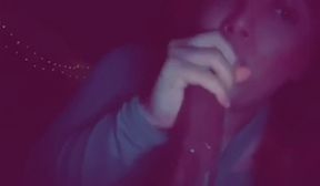 outdoors party blowjob amaterur in action