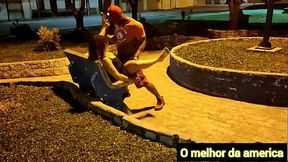 tranzando no meio da pra&ccedil_a pulblica