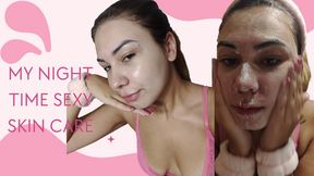Skincare to make my skin look like a doll's face - Glowing Skin & Gentle Touches - My Sensual Skincare Ritual on Lingerie