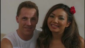 keeani lei gets fucked hard and deep by two stunt cocks then swallows