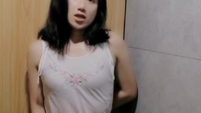 Miss lyn masturbating in a hospital restroom
