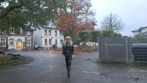 Public walk at the train station