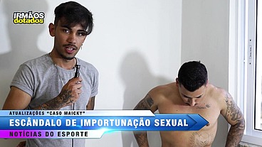 O Jogador fodeu o rabo do Reporter