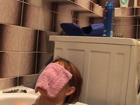 Bathroom fucking big cock sucking