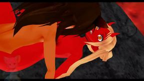 Devil Tempts Fox Boy for Hot Hentai Masturbation & Fucking Session