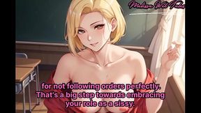 Answer this fucking test and see if you'_re a sissy (FEMINIZATION ROLEPLAY - AI GENERATED)